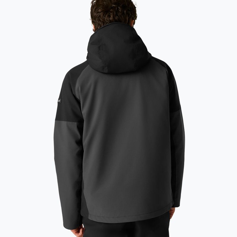 Kurtka 3w1 męska Regatta Wentwood 3in1 ash/black 3
