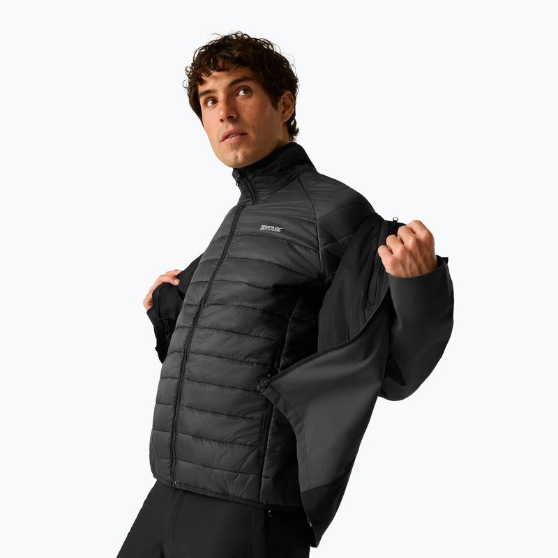 Kurtka 3w1 męska Regatta Wentwood 3in1 ash/black 4