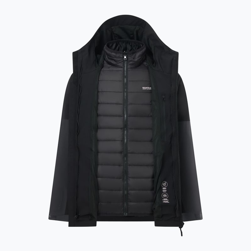 Kurtka 3w1 męska Regatta Wentwood 3in1 ash/black 13