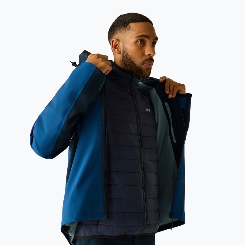 Kurtka 3w1 męska REGATTA Wentwood 3in1 aviator blue/navy 4