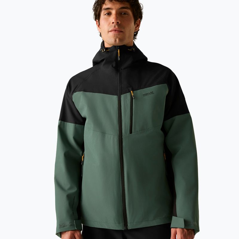 Kurtka 3w1 męska REGATTA Wentwood 3in1 dark forest green/black