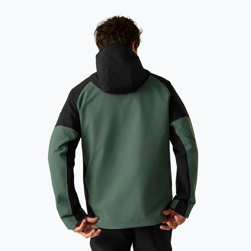 Kurtka 3w1 męska REGATTA Wentwood 3in1 dark forest green/black 3