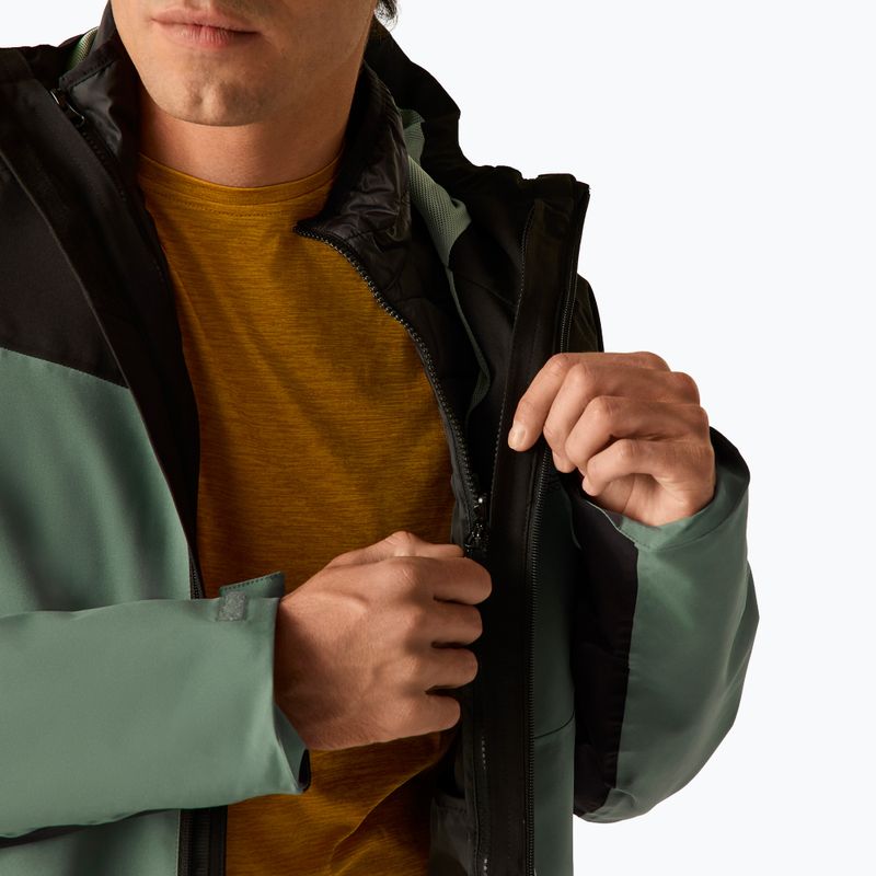 Kurtka 3w1 męska REGATTA Wentwood 3in1 dark forest green/black 7