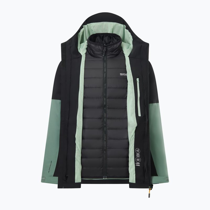 Kurtka 3w1 męska REGATTA Wentwood 3in1 dark forest green/black 13