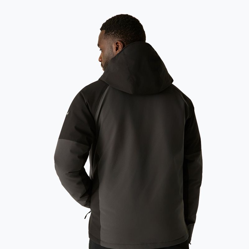 Kurtka przeciwdeszczowa męska Regatta Highton Stretch Padded Jacket ash/black 3