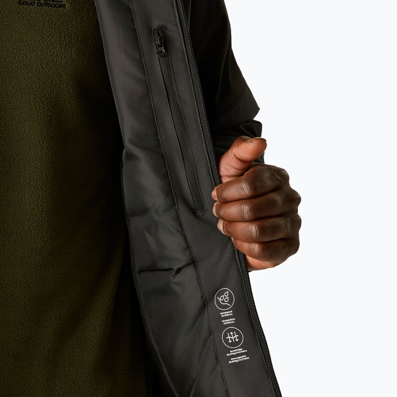 Kurtka przeciwdeszczowa męska Regatta Highton Stretch Padded Jacket ash/black 8
