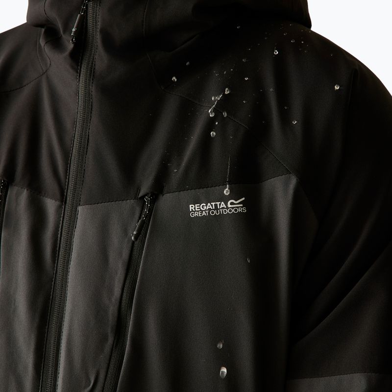 Kurtka przeciwdeszczowa męska Regatta Highton Stretch Padded Jacket ash/black 9
