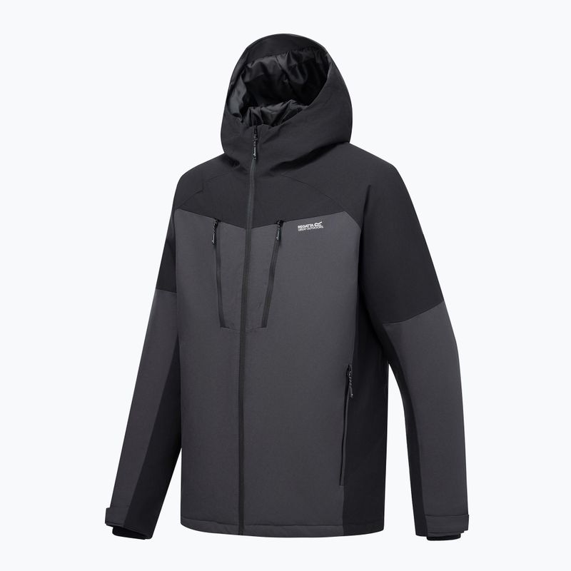 Kurtka przeciwdeszczowa męska Regatta Highton Stretch Padded Jacket ash/black 12