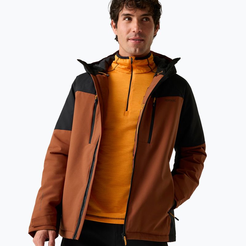 Kurtka przeciwdeszczowa męska Regatta Highton Stretch Padded Jacket burnt henna/black 6