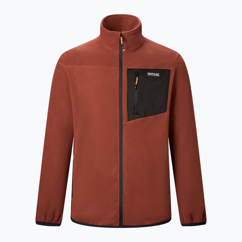 Bluza polarowa męska REGATTA Eadle burnt henna/black 7