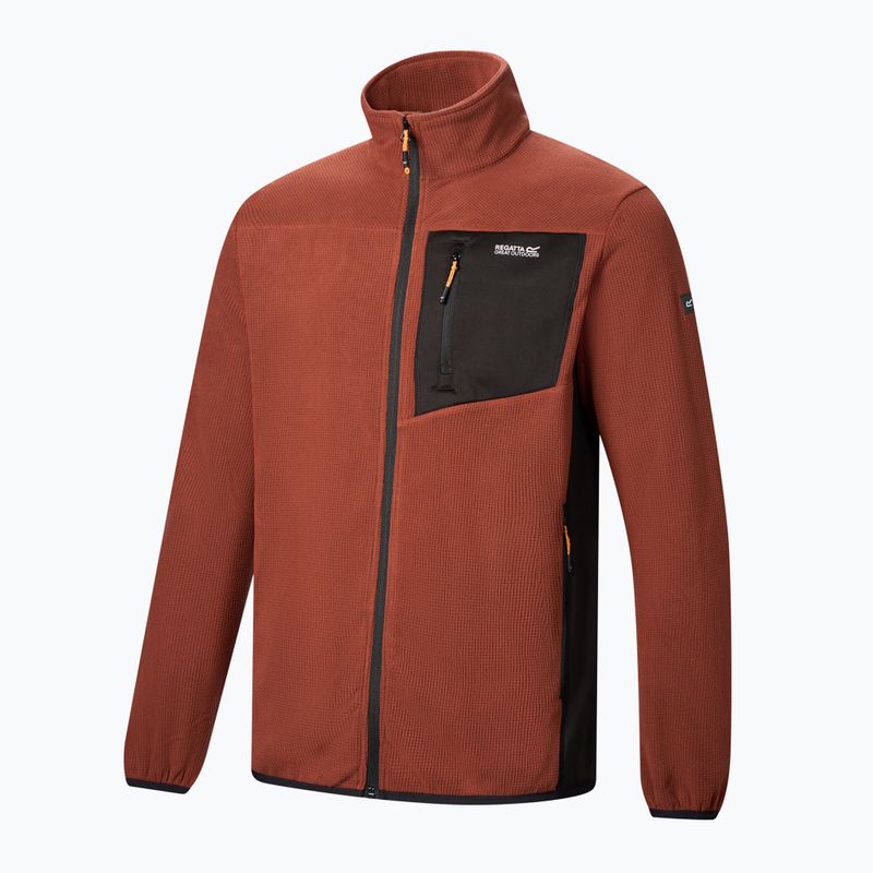 Bluza polarowa męska REGATTA Eadle burnt henna/black 9