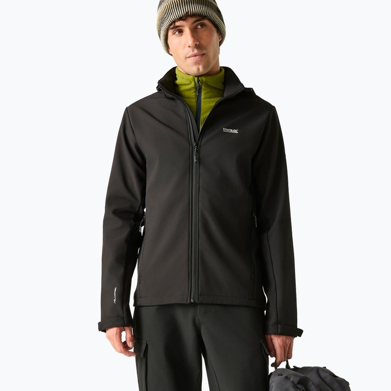 Kurtka softshell męska REGATTA Denvo black 3