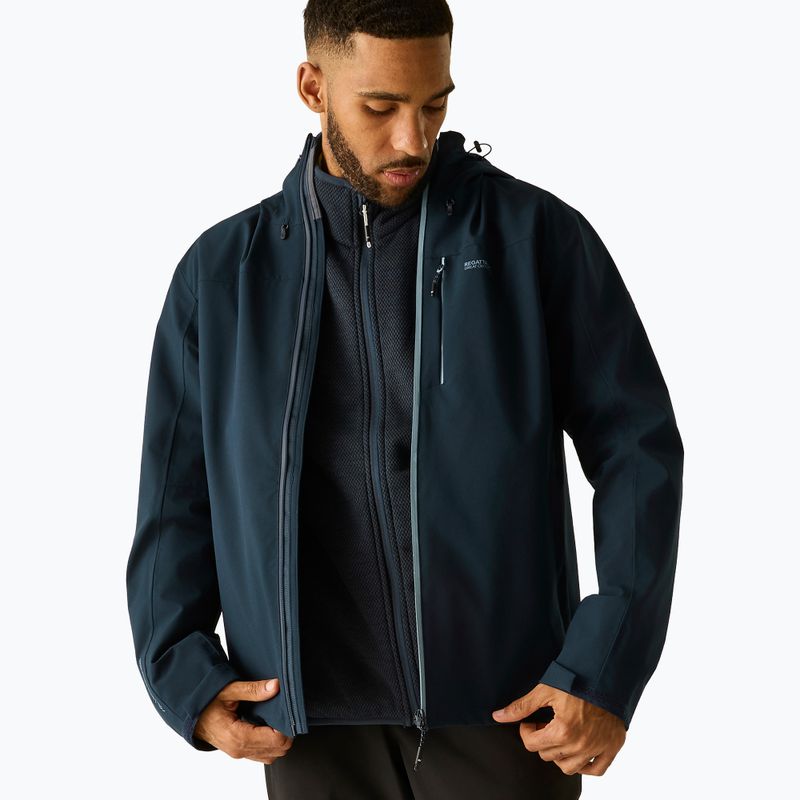 Kurtka przeciwdeszczowa męska REGATTA Birchdale II navy/dusky blue 5