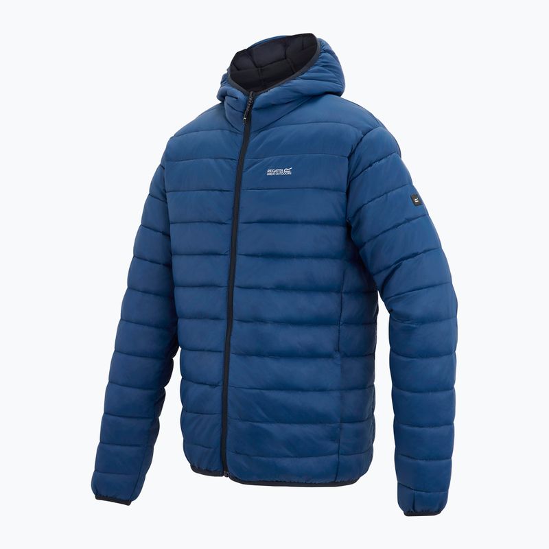 Kurtka puchowa męska REGATTA Hooded Marizion aviator blue 3