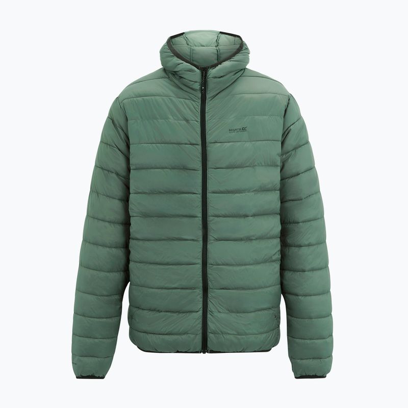 Kurtka puchowa męska REGATTA Hooded Marizion dark forest green