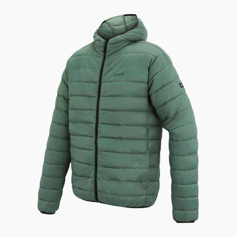 Kurtka puchowa męska REGATTA Hooded Marizion dark forest green 3