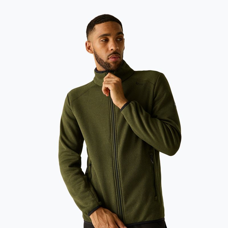 Bluza polarowa męska REGATTA Torrens dark khaki 3