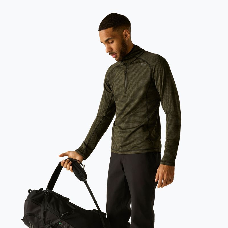 Bluza polarowa męska REGATTA Yonder II dark khaki 3