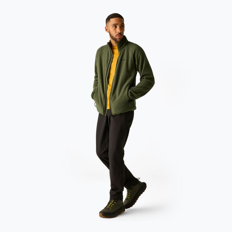 Bluza polarowa męska REGATTA Hadfield dark khaki 2