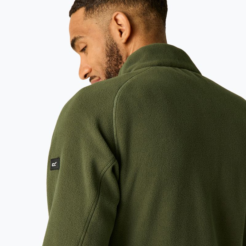 Bluza polarowa męska REGATTA Hadfield dark khaki 6