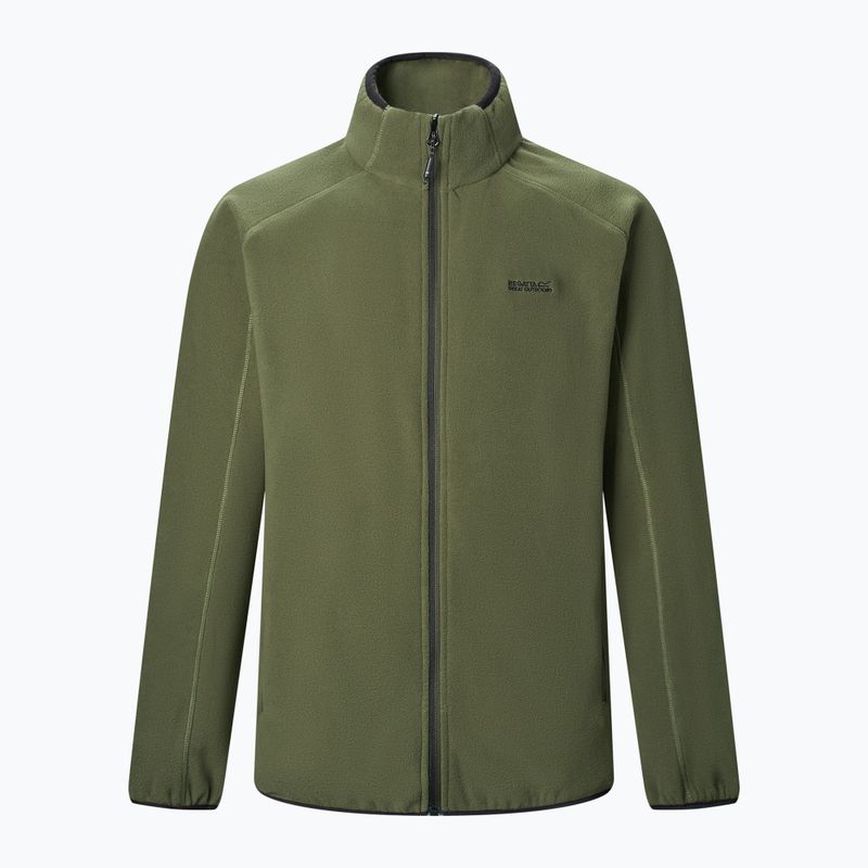 Bluza polarowa męska REGATTA Hadfield dark khaki 7