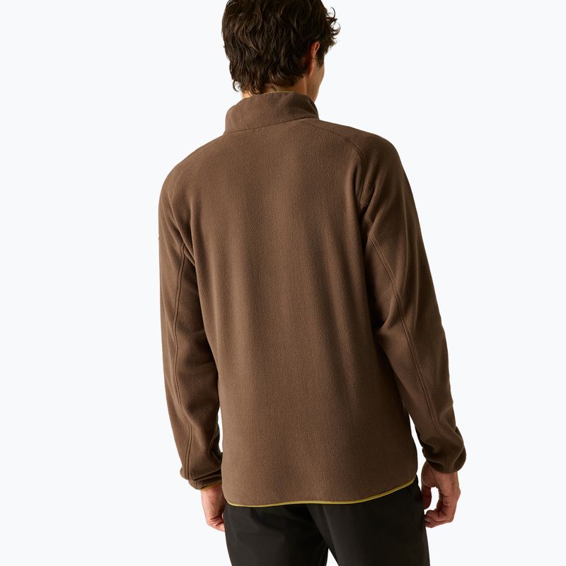 Bluza polarowa męska Regatta Hadfield ground coffee 4