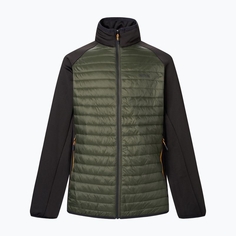 Kurtka hybrydowa męska REGATTA Clumber Hybrid dark khaki/black/sunset 7