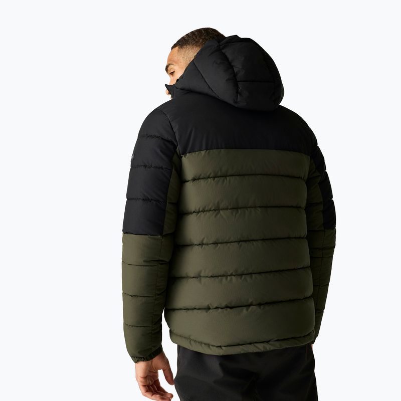 Kurtka ocieplana męska REGATTA Aldthron dark khaki/black 3