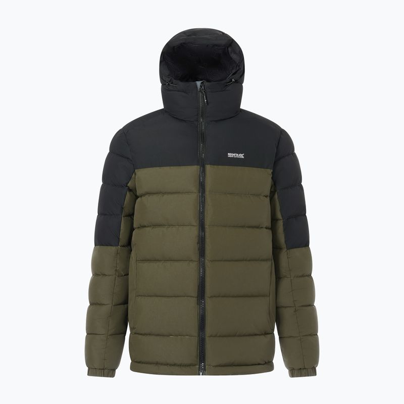 Kurtka ocieplana męska REGATTA Aldthron dark khaki/black 8