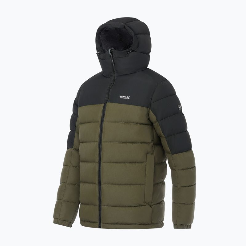 Kurtka ocieplana męska REGATTA Aldthron dark khaki/black 10