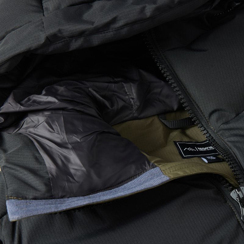 Kurtka ocieplana męska REGATTA Aldthron dark khaki/black 11