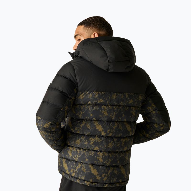 Kurtka ocieplana męska REGATTA Aldthron textured print/black 3