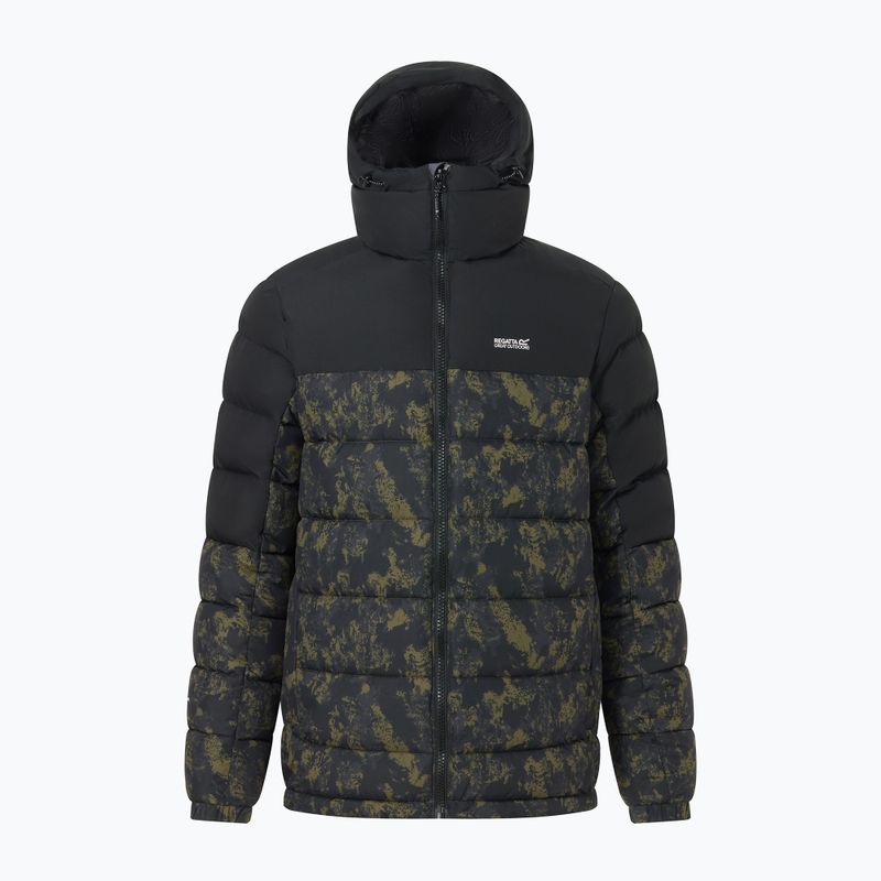 Kurtka ocieplana męska REGATTA Aldthron textured print/black 8