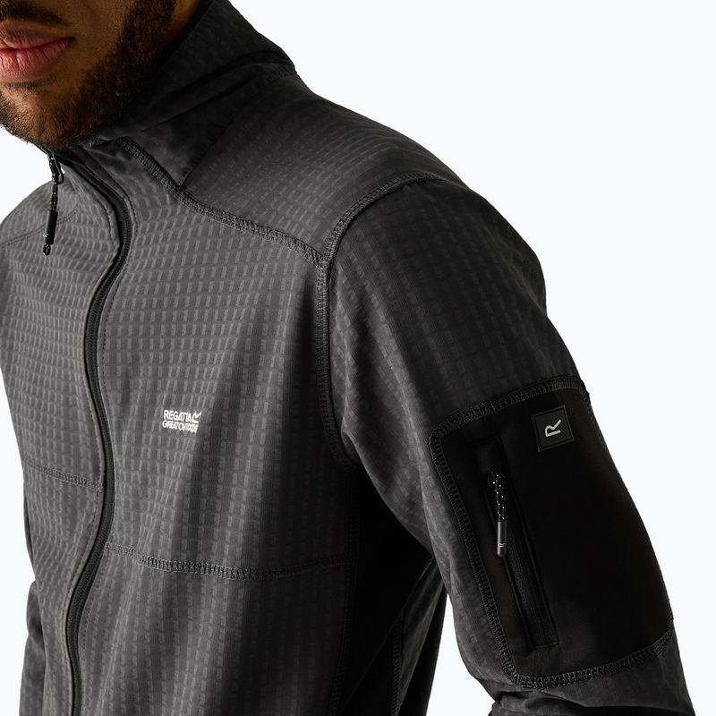 Bluza męska REGATTA Baslinn ash/black 7