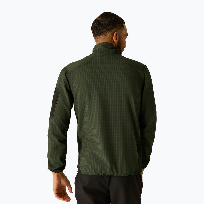 Bluza męska REGATTA Baslinn dark khaki/black 4