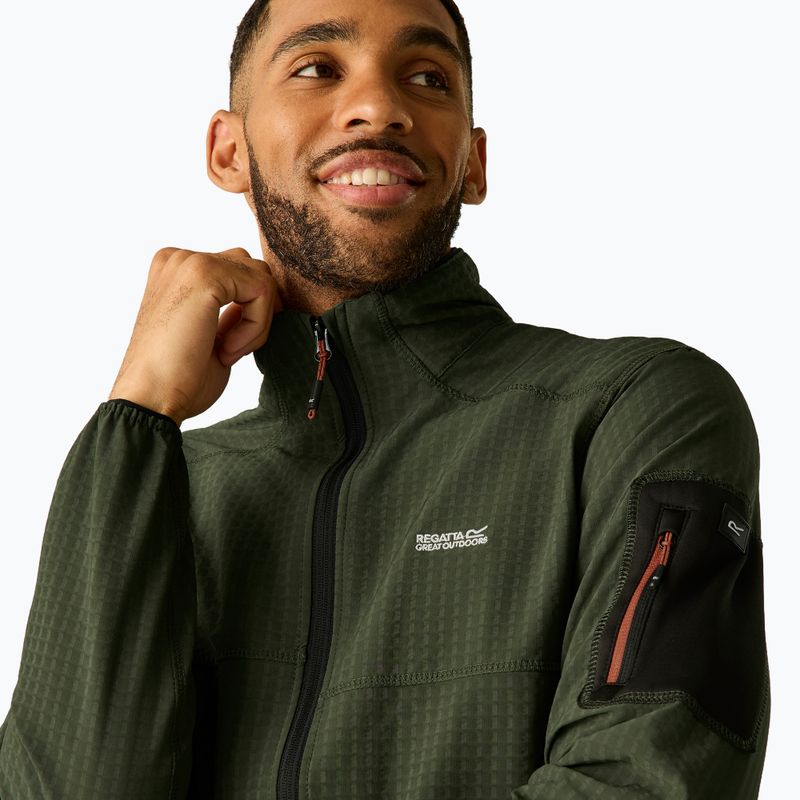 Bluza męska REGATTA Baslinn dark khaki/black 7