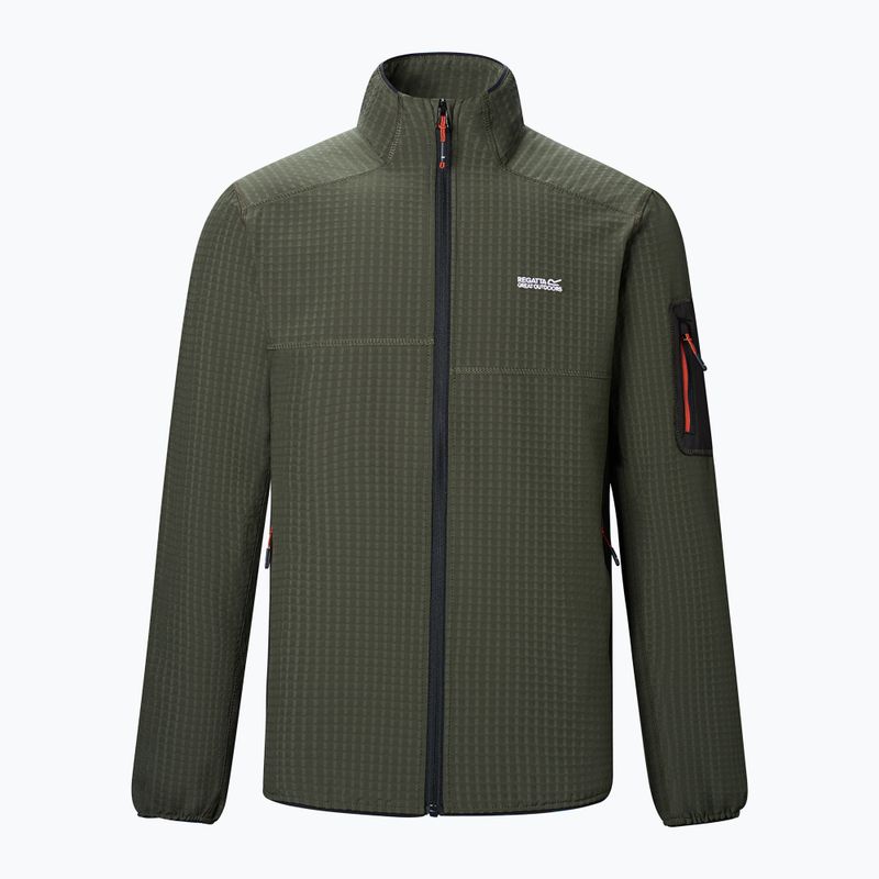 Bluza męska REGATTA Baslinn dark khaki/black 8