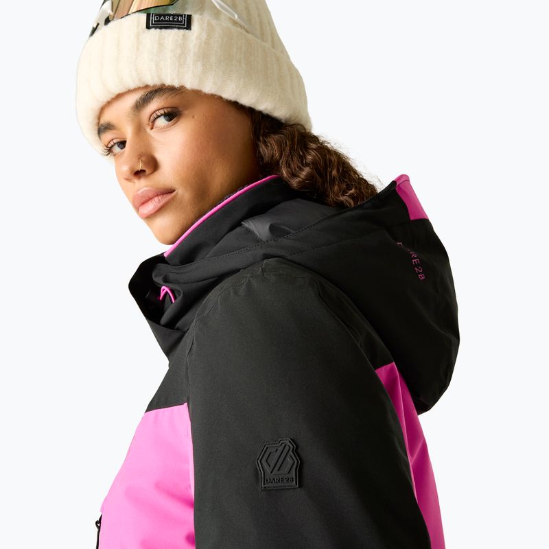Kurtka narciarska damska Dare 2b Carve It extreme pink/black 5