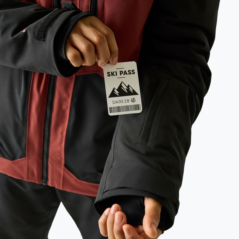 Kurtka narciarska męska Dare 2b Baseplate IV Jacket black/rustic red 8
