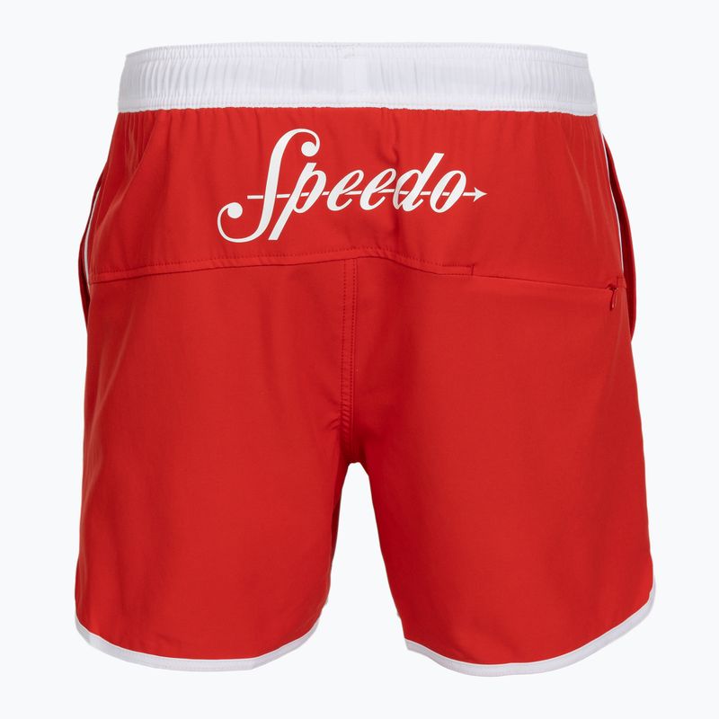 Szorty kąpielowe męskie Speedo Jetstream Retro Logo Volley 16" 8-005082003 high risk red 2