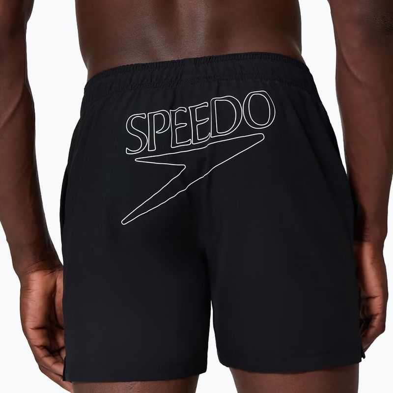Szorty kąpielowe męskie Speedo Classic Logo Volley 16" anthracite 6