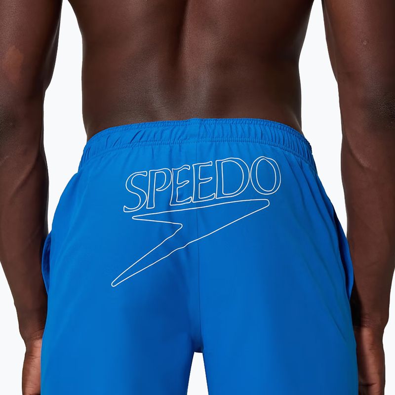 Szorty kąpielowe męskie Speedo Classic Logo Volley 16" turkish sea 6