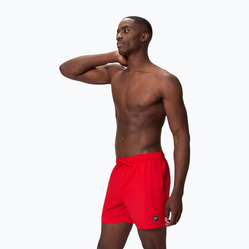 Szorty kąpielowe męskie Speedo Classic Logo Volley 16" high risk red 3