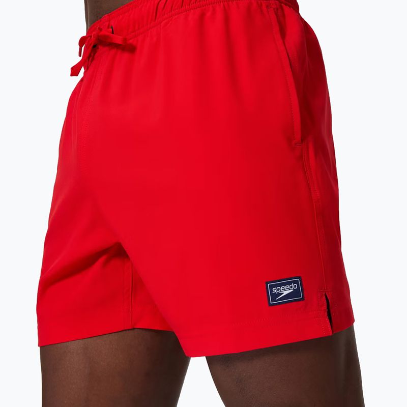 Szorty kąpielowe męskie Speedo Classic Logo Volley 16" high risk red 5