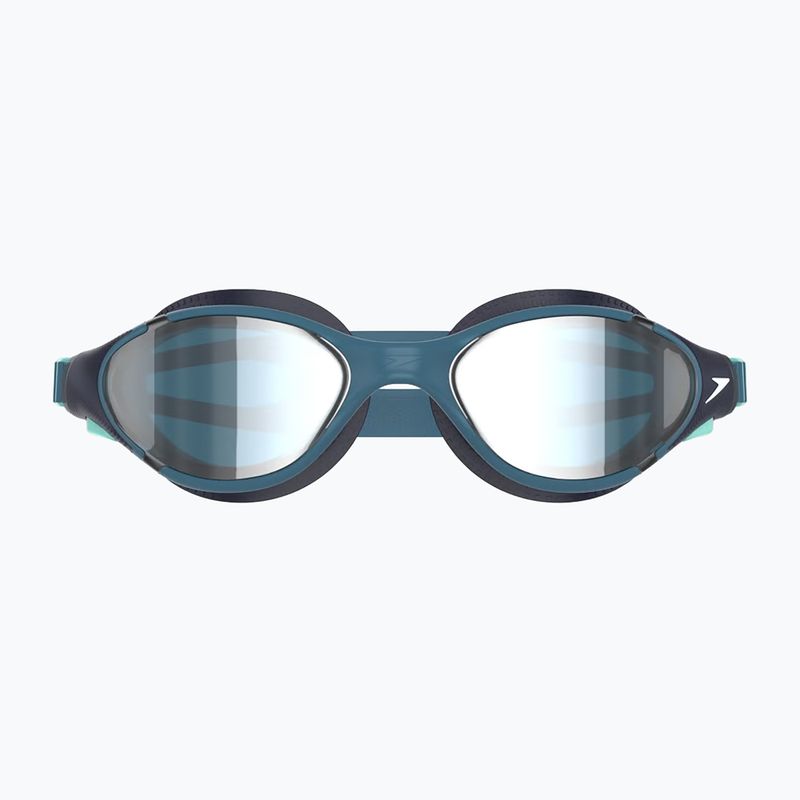 Okulary do pływania Speedo Biofuse 2.0 Mirror border blue/cobalt/silver mirror 2