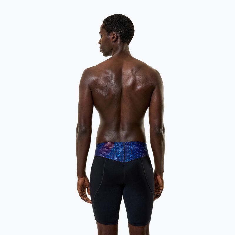 Jammery pływackie męskie Speedo Endurance+ Max Compression Jammer black/blue 4