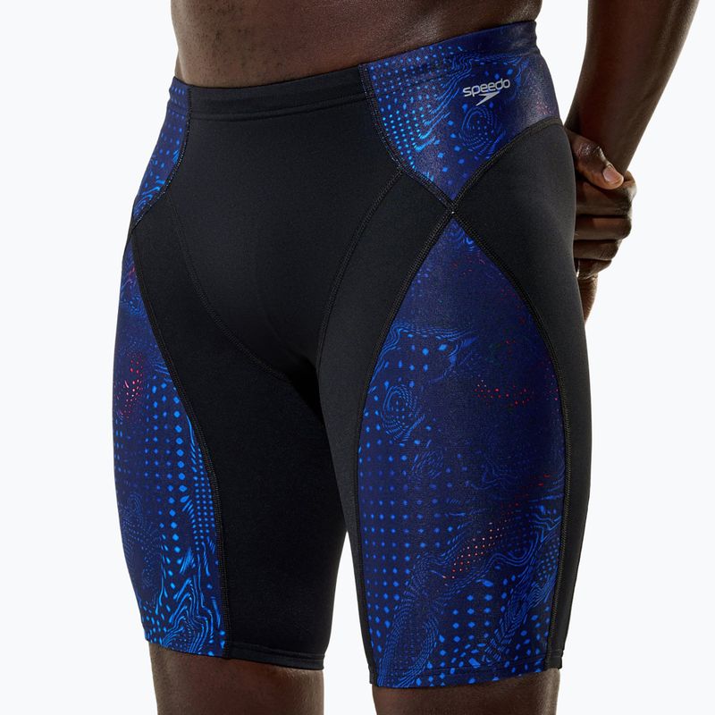 Jammery pływackie męskie Speedo Endurance+ Max Compression Jammer black/blue 6