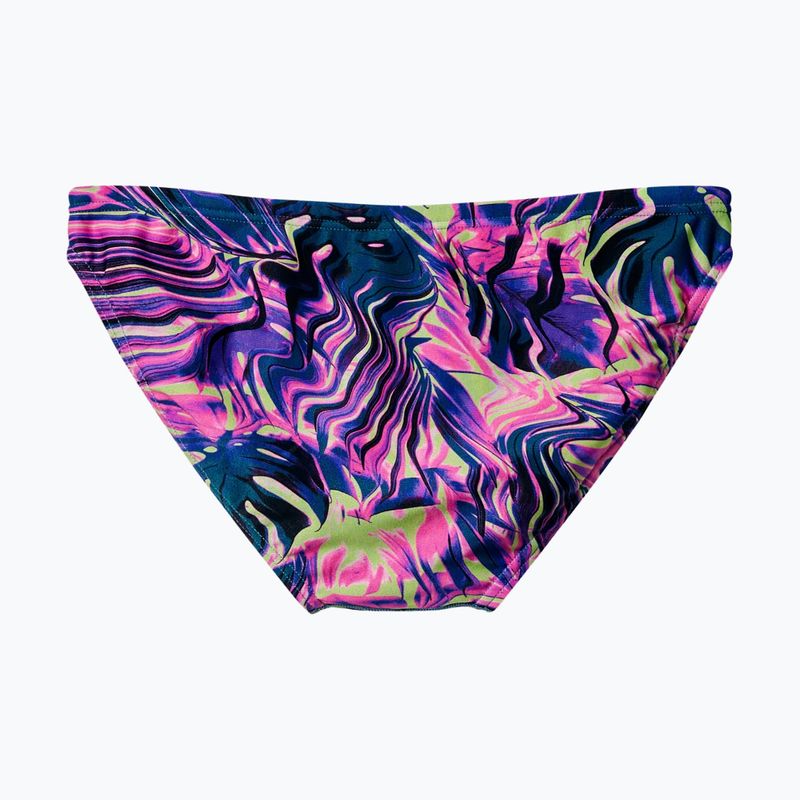 Slipy pływackie męskie Speedo Printed Brief techno jungle/orchid shine 2