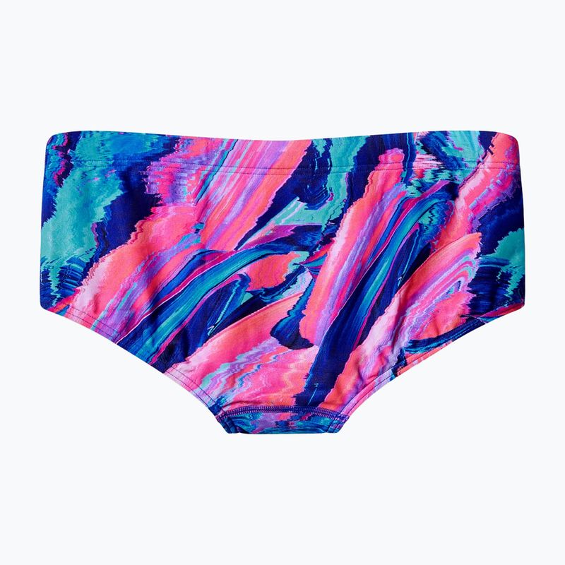 Bokserki pływackie męskie Speedo Printed 13.5 cm Brief brushy glitch/hope 2