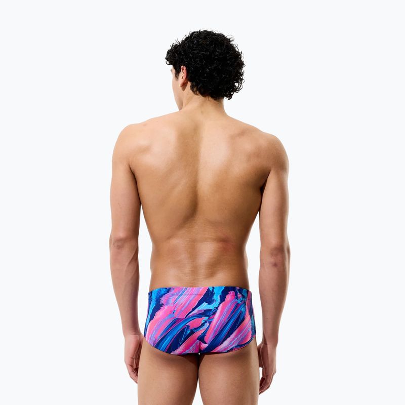 Bokserki pływackie męskie Speedo Printed 13.5 cm Brief brushy glitch/hope 5